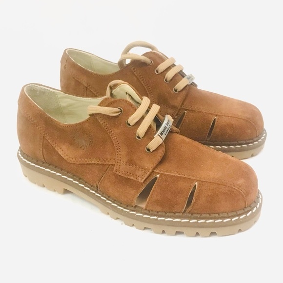 Michel Jordi Geneve Suede Shoes - Size 6 - Picture 1 of 12